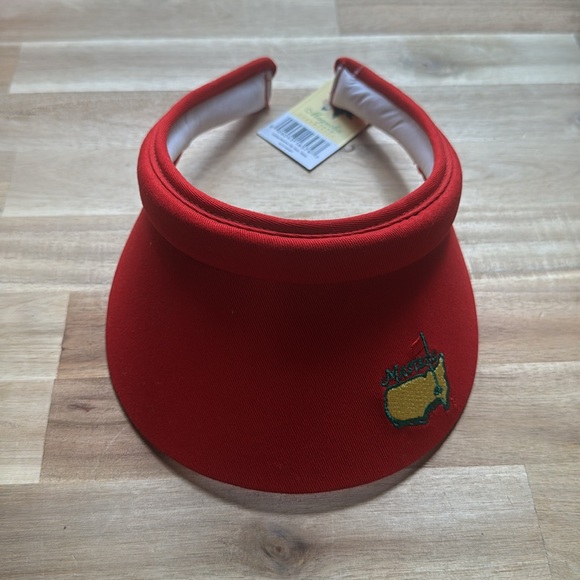 NEW with tag Magnolia Lane Red Masters Golf Visor - Picture 2 of 7